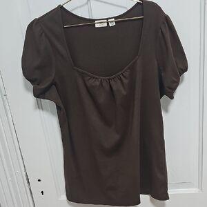 Cato Dark Brown Women's Blouse